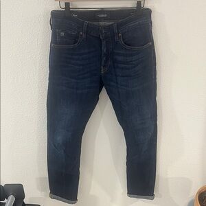 Scotch & Soda Men's Dark Blue Slim Jeans